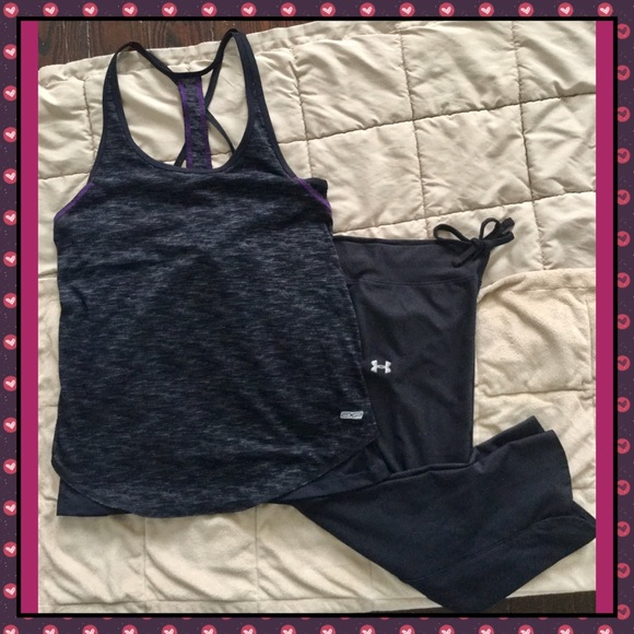 Under Armour UA crop stretch pants active casual S - Picture 4 of 4